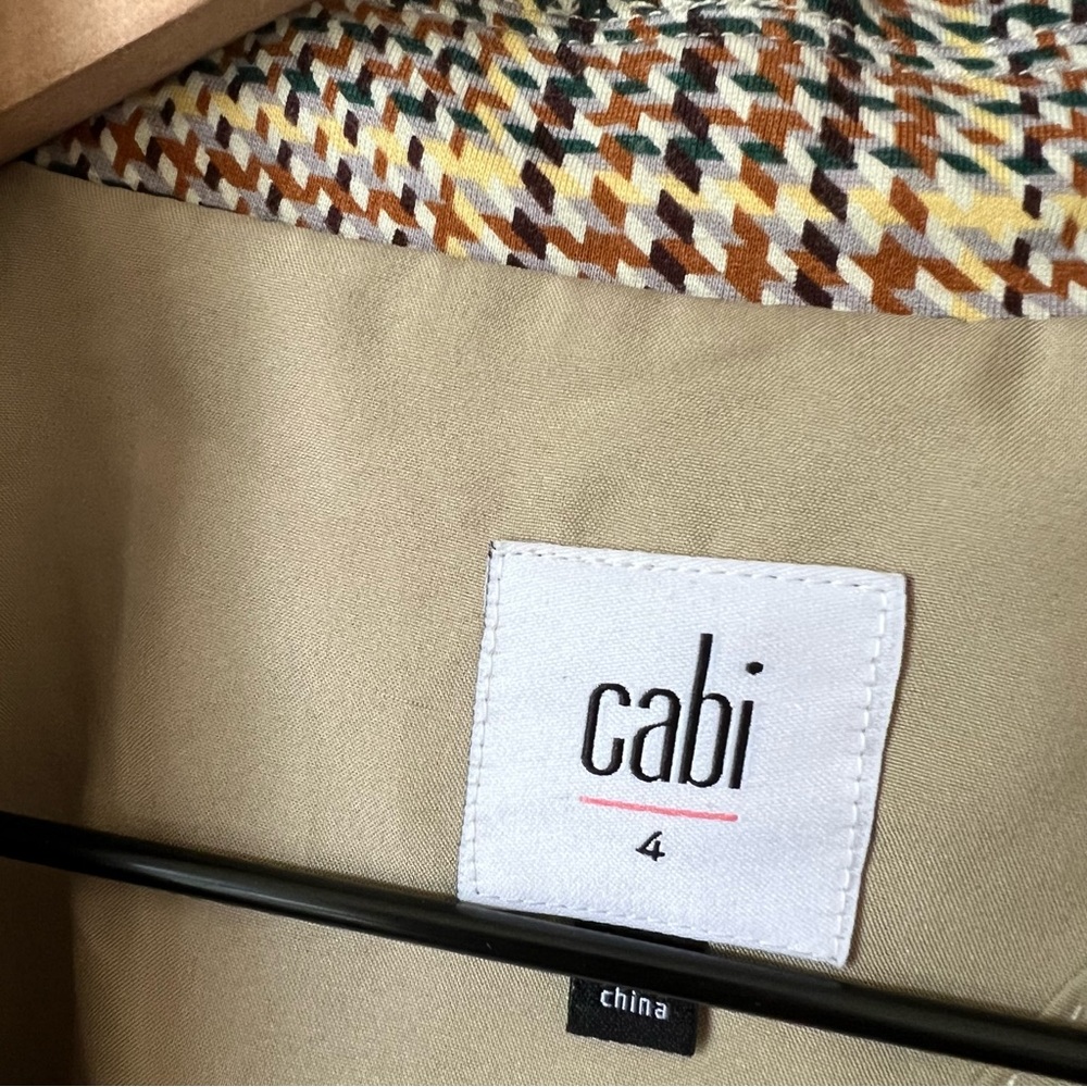 Cabi | Pastime Plaid Knit Blazer - Picture 3 of 7